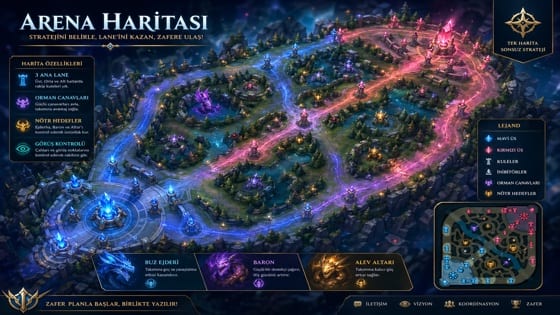 Slotime Taktik Arena Harita Görünümü