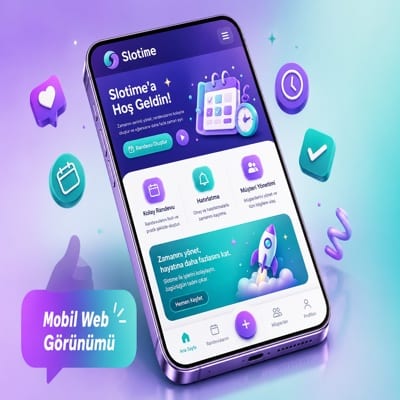 Slotime Mobil Web Görünümü